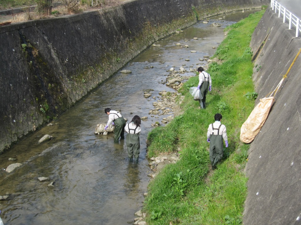 生駒市・竜田川