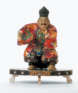 森川杜園「福の神」1889（明治22）年個人蔵