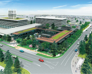 (仮称)登大路バスターミナル(イメージ)