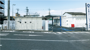 県内初の水素ステーション（奈良市大安寺）