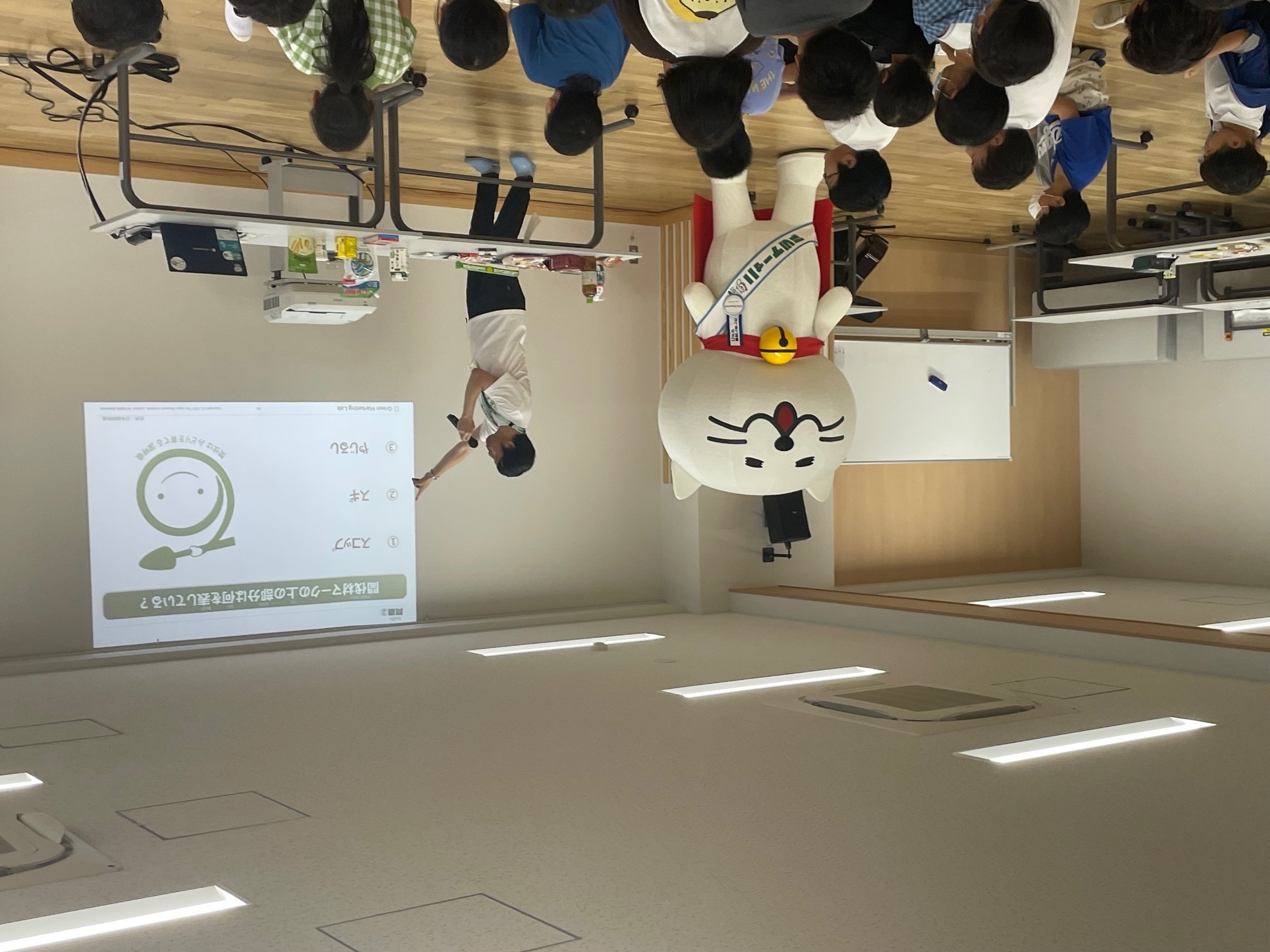 ふり返りのクイズの様子