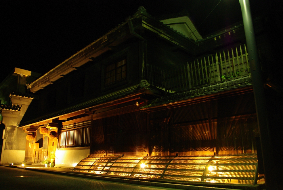 宇陀松山夢街道町並みライトアップ 写真