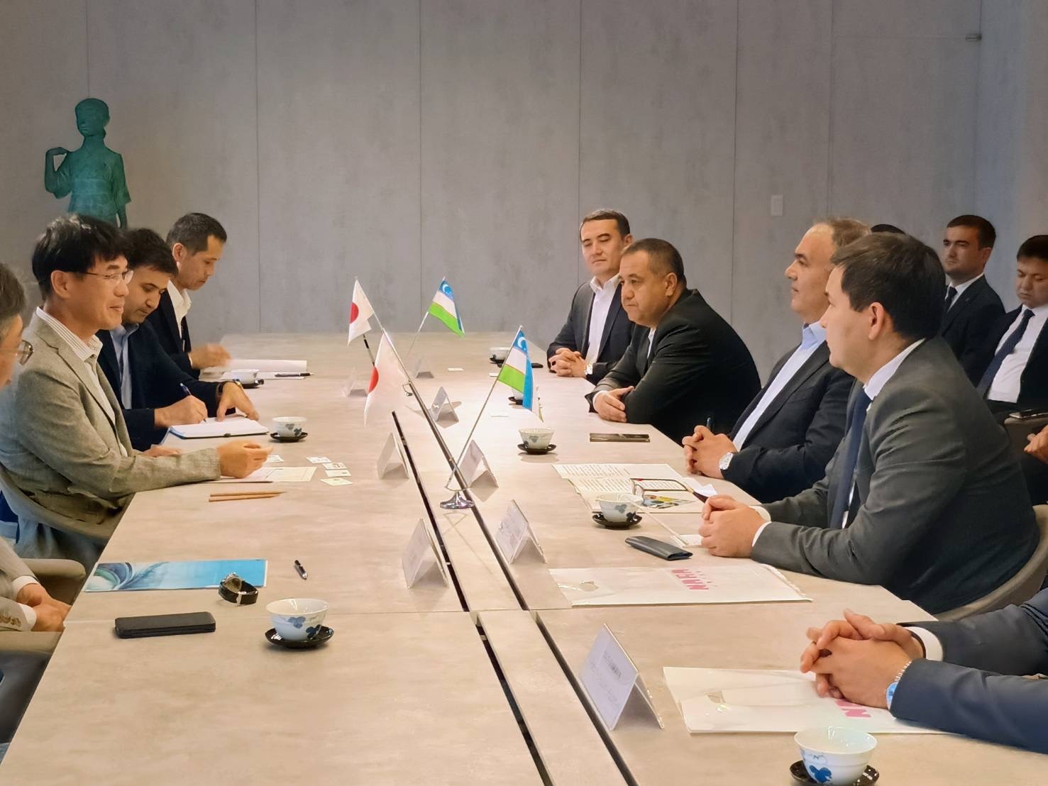 表敬訪問の様子