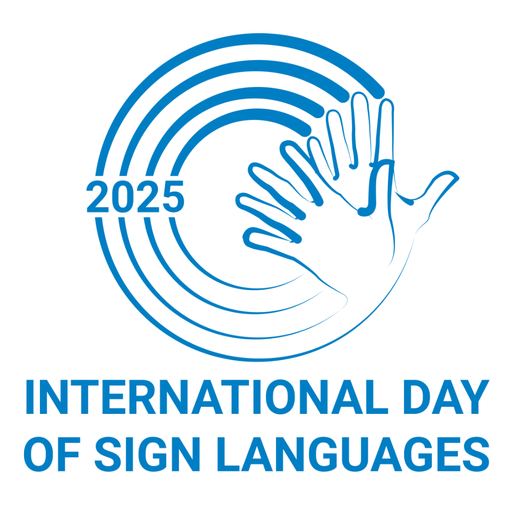 手話言語の国際デー　ロゴ