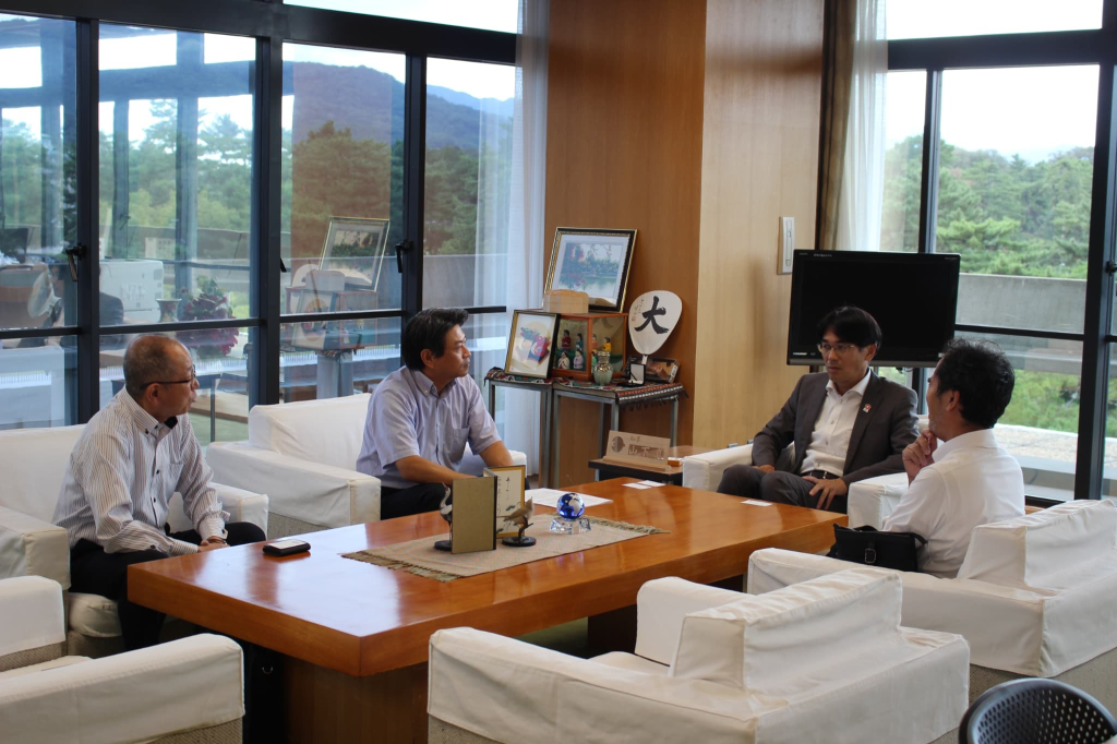 知事とのご歓談