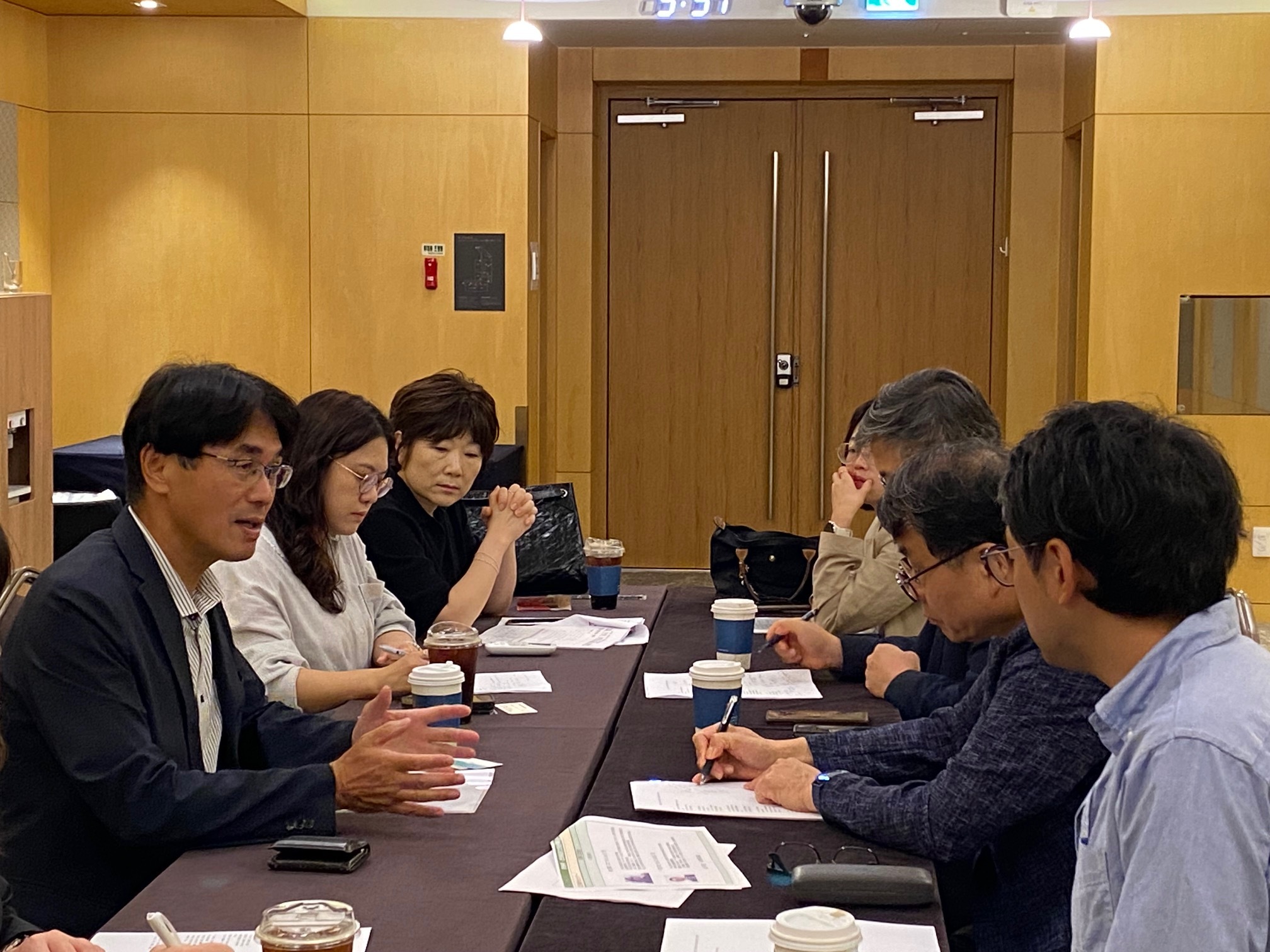 チョン・ジェユン公州大学教授と面談