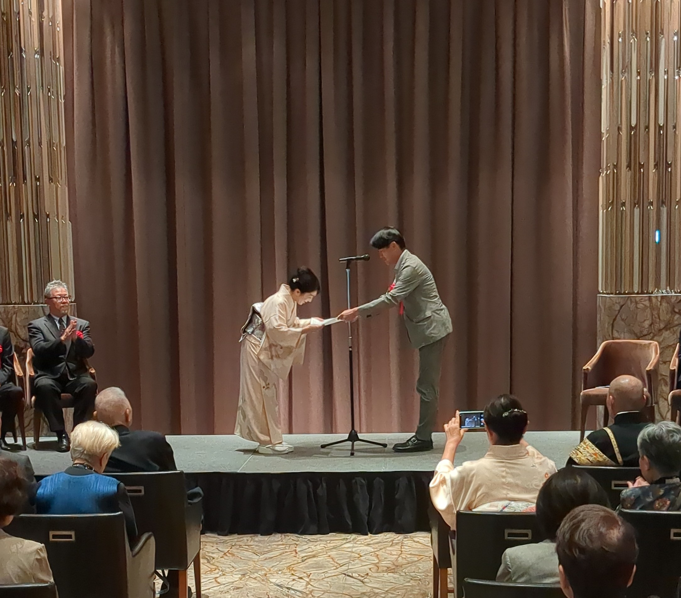 表彰の様子