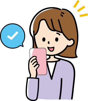 健康チェックする人のイラスト