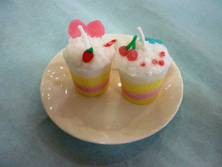 キャンドル作り体験写真